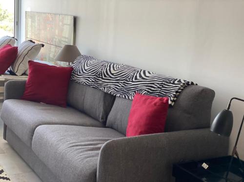 Posezení v ubytování Studio vue mer Residence Mont Vernon