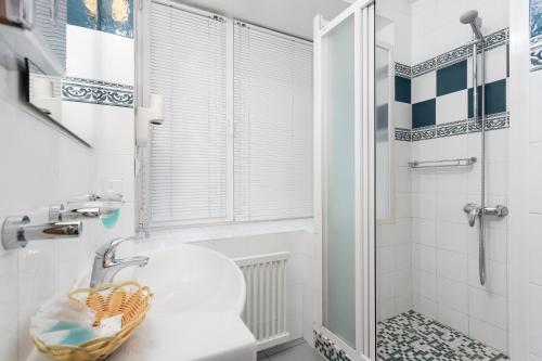 a bathroom with a toilet and a shower at Hotel Spektr Khamovniki in Moscow