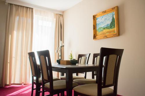 Χώρος καθιστικού στο P4W Hotel Residence Szombathely