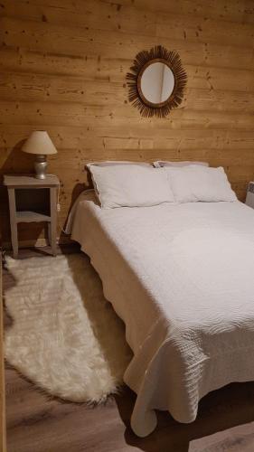 Katil atau katil-katil dalam bilik di Le Rêve blanc