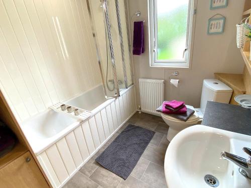 Et badeværelse på Meadow Lodge