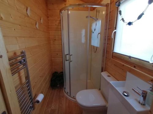 Ένα μπάνιο στο Skye Coorie Cabin