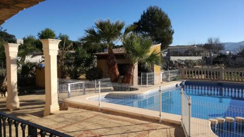 Πισίνα στο ή κοντά στο Spacious villa with large private pool and incredible views