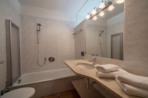 Koupelna v ubytování Weinsepphof Ferienwohnung 3