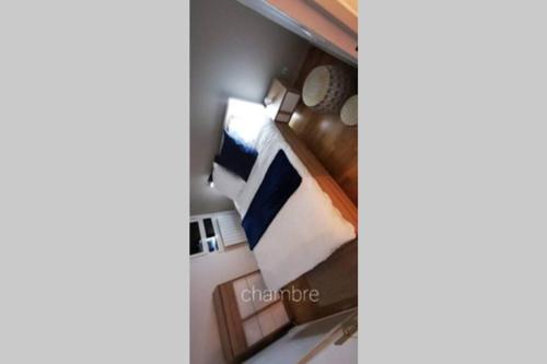 Кровать или кровати в номере Idéal famille et couple , vue mer residence calme