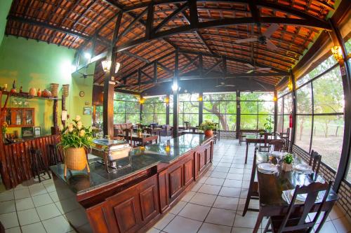 Restaurace v ubytování SouthWild Pantanal Lodge