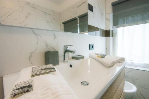 Kylpyhuone majoituspaikassa Villa Lucia appartamento Fiore