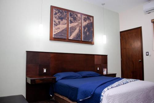 Cama o camas de una habitación en Mi Bella Orizaba Hotel