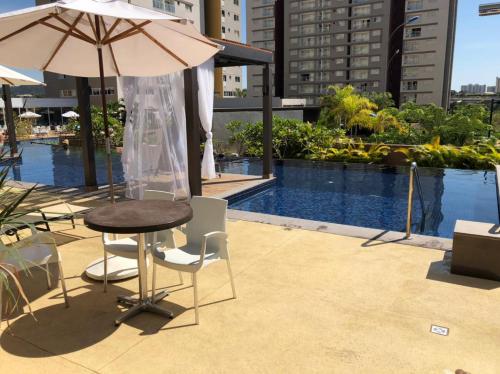 Bazén v ubytování Evian Thermas - Caldas Novas nebo v jeho okolí