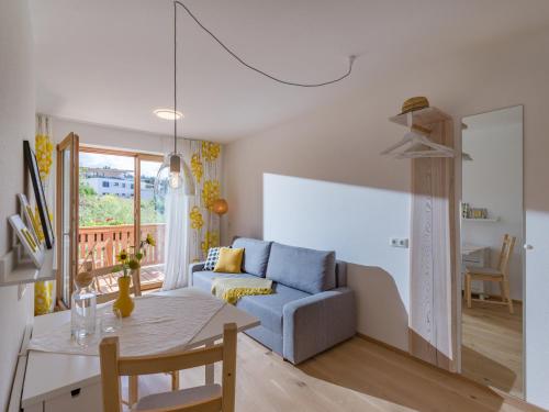 Ruang duduk di Ferienwohnung Wetzinger