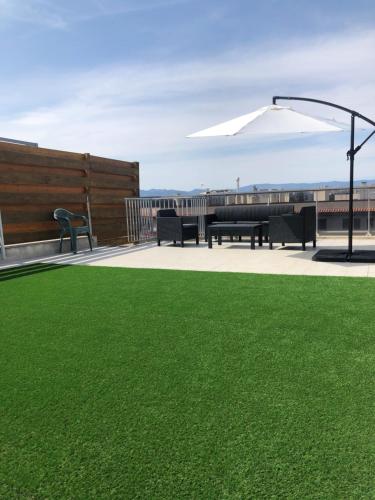 Apartamento con solarium privado