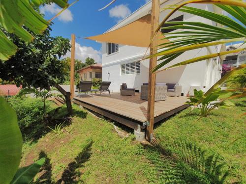 Zahrada ubytování Kozycoco - Suite Coco - votre séjour tropical au calme