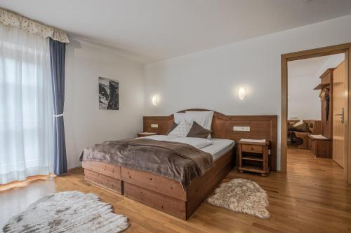 Postel nebo postele na pokoji v ubytování Crëp Sella