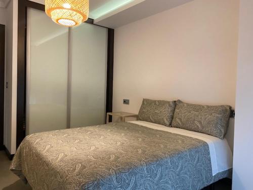 Letto o letti in una camera di Apartamento Sanxenxo-Playa Silgar