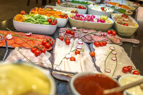 Jídlo v prázdninového areálu nebo okolí