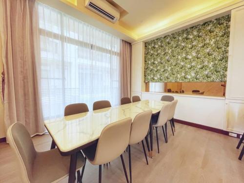 Χώρος καθιστικού στο Blue Sky Station Anping Homestay