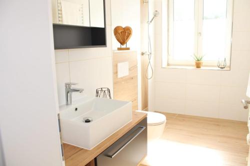 Koupelna v ubytování Ferienwohnung Graf