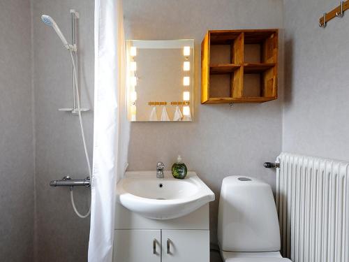 Ett badrum på Gästhuset i Åre