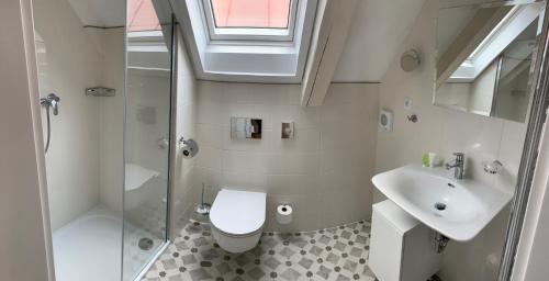 Koupelna v ubytování Penzion SECESE