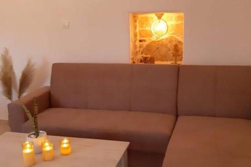 Ruang duduk di Sonia`s luxury apartment with jacuzzi