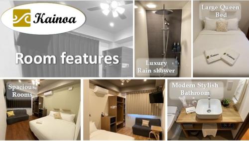 Koupelna v ubytování Kainoa Guesthouse