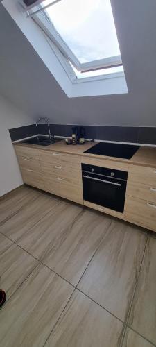 Kuchyň nebo kuchyňský kout v ubytování Korsør Room
