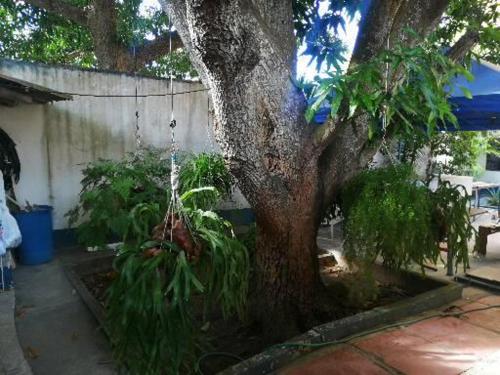 Jardín al aire libre en Hospedaje Altamira