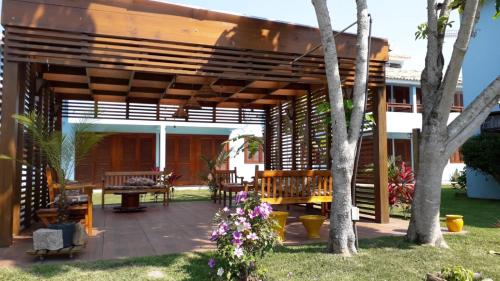 Jardín al aire libre en Condominio Vila Lila