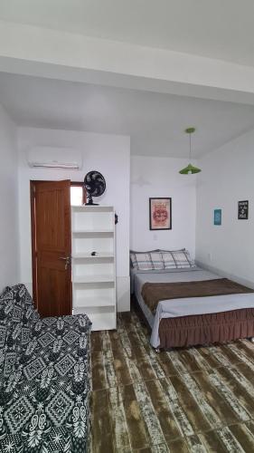 Postel nebo postele na pokoji v ubytování Pousada Sombrero