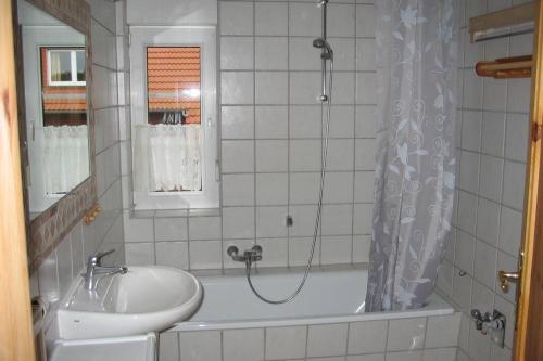 Koupelna v ubytování ... die Ostsee direkt vor der Tür