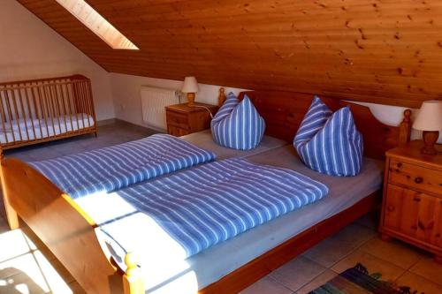Postel nebo postele na pokoji v ubytování ... die Ostsee direkt vor der Tür