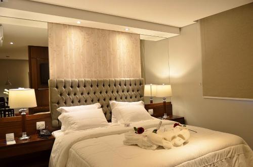 Cama ou camas em um quarto em Hotel Matão By Mercure