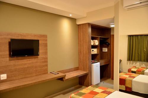 Katil atau katil-katil dalam bilik di Hotel Matão By Mercure