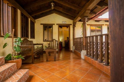 Posezení v ubytování Hotel Maya Ik'