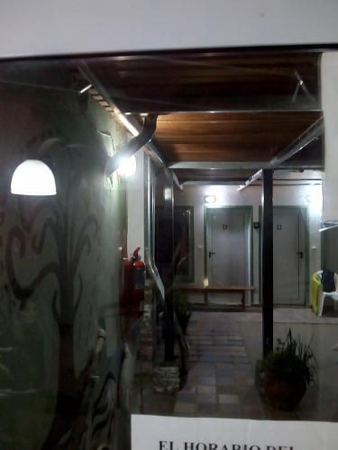 a view of a hallway of a building at La Casona de Susana in Colón