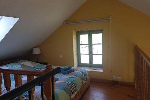 Postel nebo postele na pokoji v ubytování Séjour à la campagne