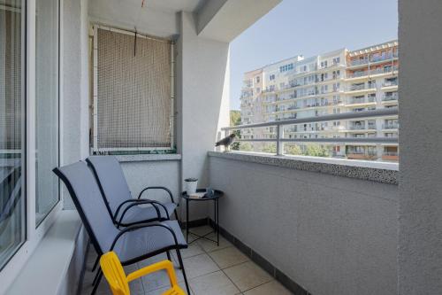 Balkón alebo terasa v ubytovaní Etna Apartments Kołobrzeg by Noclegi Renters