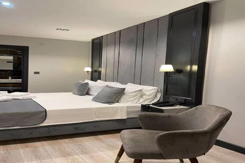 Postel nebo postele na pokoji v ubytování Express Plus Hotel