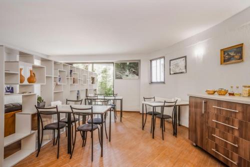 Kuchyň nebo kuchyňský kout v ubytování Hotel "Elesa Wera"