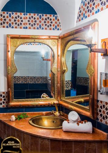 Ένα μπάνιο στο Riad EL Manantial,Dar Hajjaj,Patrimonio del SXIX