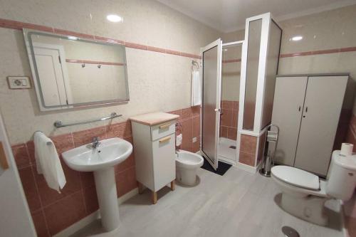 Et badeværelse på Apartamento Boutique Cruce de Melenara