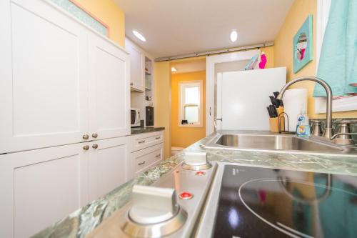 Kuchyň nebo kuchyňský kout v ubytování Tiny House Siesta