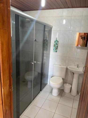 Ванная комната в Casa Amarela