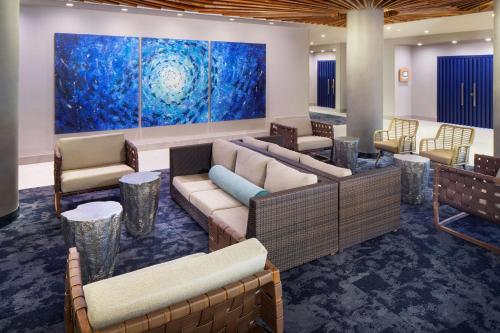 Posezení v ubytování Hyatt Place Aruba Airport