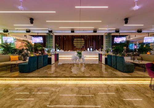 a view of the lobby of a hotel at Seasons Hotel (Adults Only) in Ayia Napa