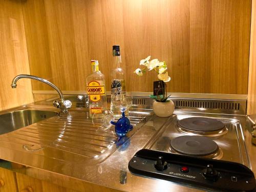 Virtuvė arba virtuvėlė apgyvendinimo įstaigoje Home Relax