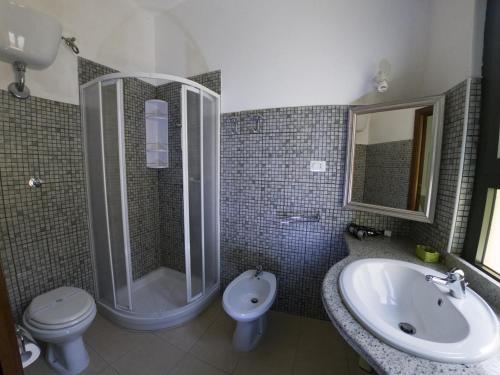 Et badeværelse på Torre Del Pozzo