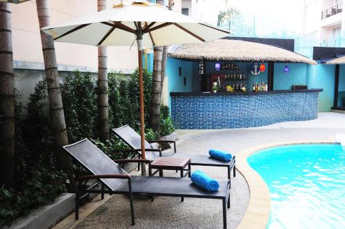 Бассейн в The Beach Boutique House или поблизости