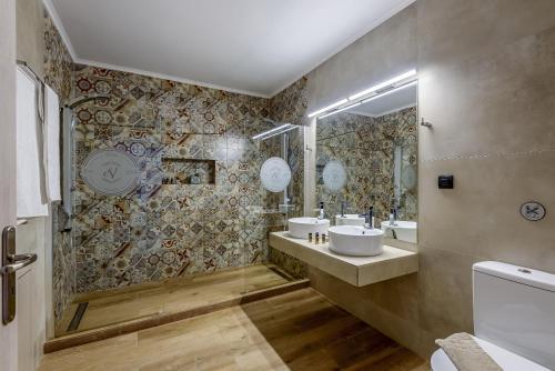 Koupelna v ubytování Villa Vasiliki