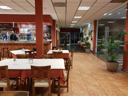 En restaurant eller et andet spisested på Norte Hotel